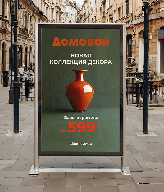 Рекламный щит Домовой