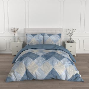 Комплект постельного белья для Snoff Мави, 1.5-сп, нав. 50х70 см, сатин