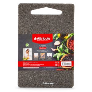 Доска разделочная Attribute Granite, 20х30 см, пластик