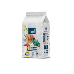 

Затирка для плитки Bergauf Kitt, белая, 2 кг, Белый