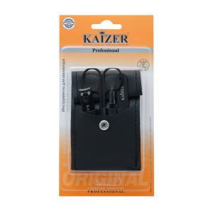 

Маникюрный набор Kaizer, 4 предмета, в чехле