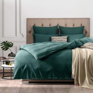 

Комплект постельного белья SleepiX Миоко, , 4 наволочки, сатин, зеленый