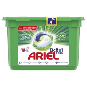 Капсулы для стирки Ariel 3в1 Горный родник