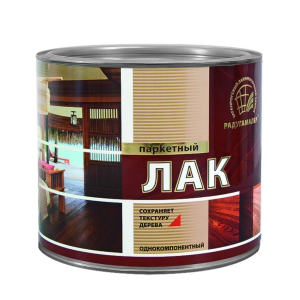 

Лак паркетный алкидно-уретановый РАДУГАМАЛЕР, глянцевый, бесцветный, 0,9 л