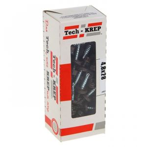 

Саморез кровельный TECH-KREP, 4,8х28мм, 60шт, с буром