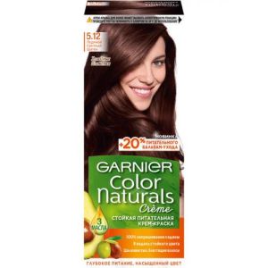 

краска для волос GARNIER Color Naturals 5.12, Ледяной Светлый Шатен, 150гр, Каштановый