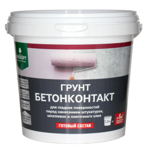 

Грунт Бетоноконтакт PROSEPT, 1,3 кг, готовый состав