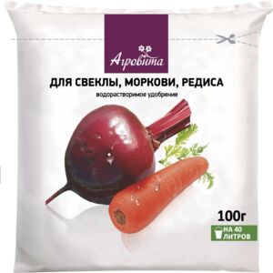 

удобрение Агровита для свеклы, моркови, редиса 0,1кг