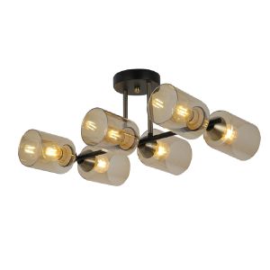 Люстра Freya Glow, E27, 60 Вт, черный