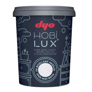

Краска акриловая шелковисто-матовая Dyo Hobilux, 0.4 л, белый, Цветная