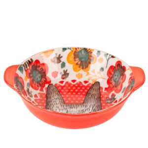 

блюдо д/запекания NOUVELLE HOME Кошка 18,5х16х5,5см, фарфор, Прочее
