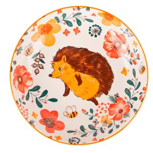 

салатник NOUVELLE HOME Ёжик 21см, фарфор, С рисунком
