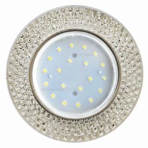 

Светильник встраиваемый Ecola LD5319 Glass, GX53, подсветка, 40x123 мм