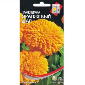 

Семена Календула Оранжевый Шар