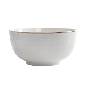 

Салатник Fioretta White lace, 14 см, фарфор, Однотонный