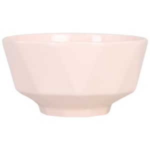 Салатник Line, 12.5 см, 300 мл, фарфор, розовый