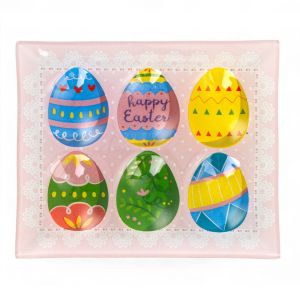 

Тарелка пасхальная SIJ Easter для 6 яиц, стекло, Прочее