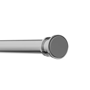 Карниз для ванной комнаты Iddis Elegante, 110-200 см, хром глянцевый